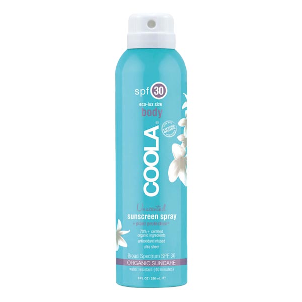 Coola Body Unscented Sunscreen Spray SPF 30 237 ml | baslerbeauty